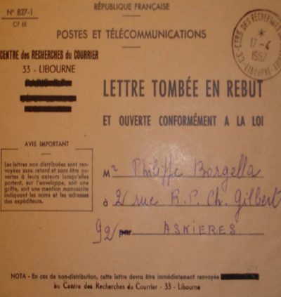Anniversaire Postal 6 - CHP